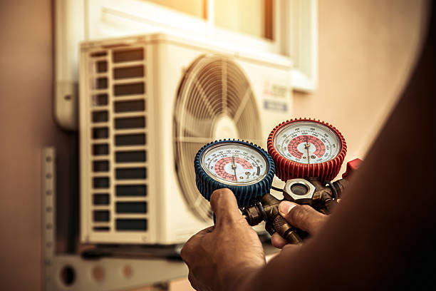 Professional Hvac Maintenance technician working in Penland, NC
